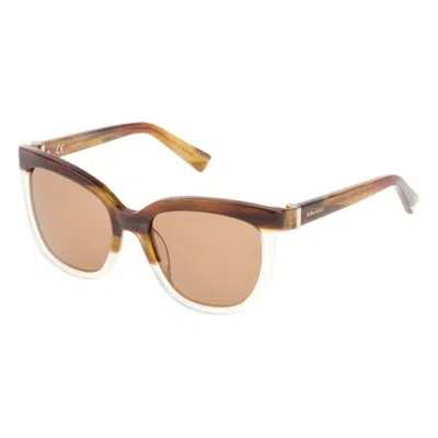 Nina Ricci Ladies' Sunglasses  Snr004  54 Mm Gbby2 In Brown