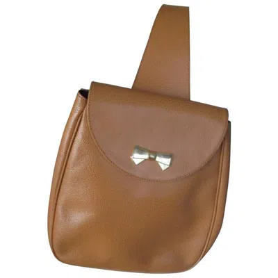 Pre-owned Nina Ricci Leather Bag In Brown