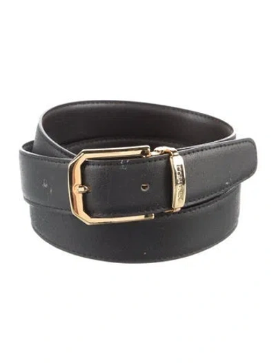 Pre-owned Nina Ricci Leather Belt In Black
