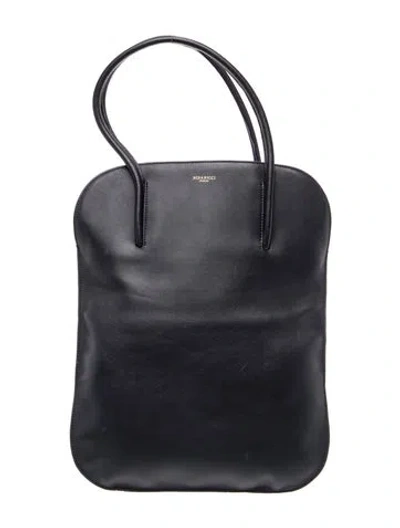 Pre-owned Nina Ricci Leather Bucket Bag In Blue