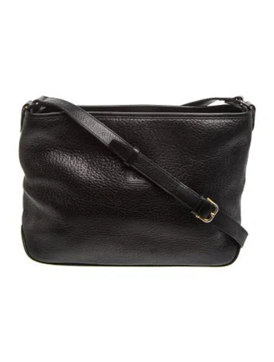 Pre-owned Nina Ricci Leather Crossbody Bag In Black