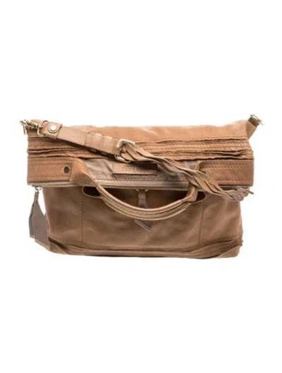 Pre-owned Nina Ricci Leather Shoulder Bag In Brown