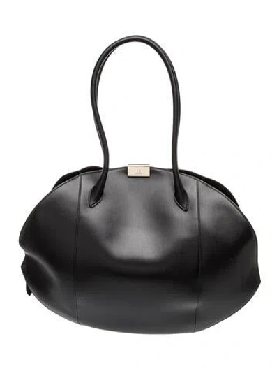 Pre-owned Nina Ricci Leather Tote In Black