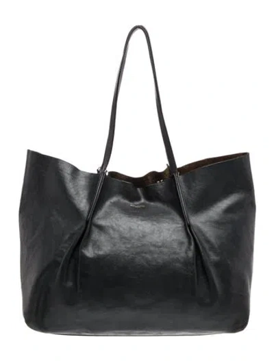 Pre-owned Nina Ricci Leather Tote In Grey