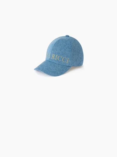 Nina Ricci Logo One Size In Blue
