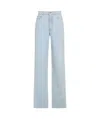 Nina Ricci Logo-patch High-rise Boyfriend Jeans In Gray