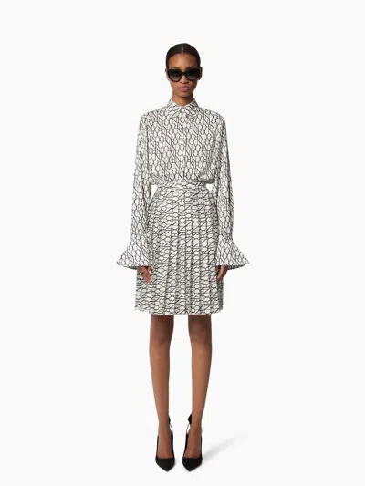 Nina Ricci Logo-print Satin Shirt