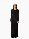 Nina Ricci Long Fluid Jersey Dress