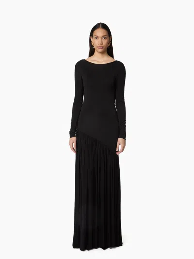 Nina Ricci Long Fluid Jersey Dress
