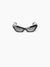 Nina Ricci Lunettes De Soleil Waves Cat-eye Noires Tu