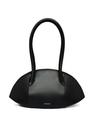 Nina Ricci Medium Le Bal Zip Calf-leather Shoulder Bag In Black