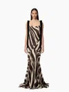 Nina Ricci Mermaid Satin Dress