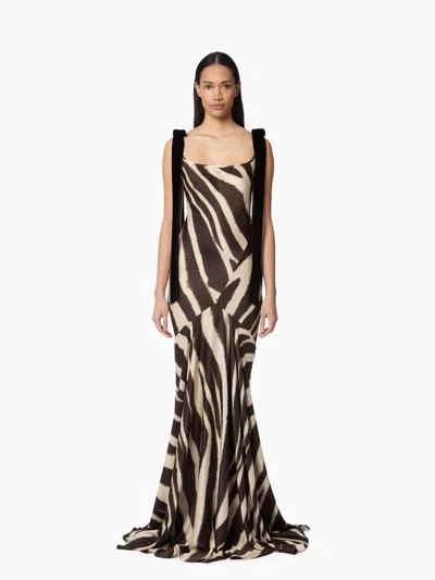 Nina Ricci Mermaid Satin Dress