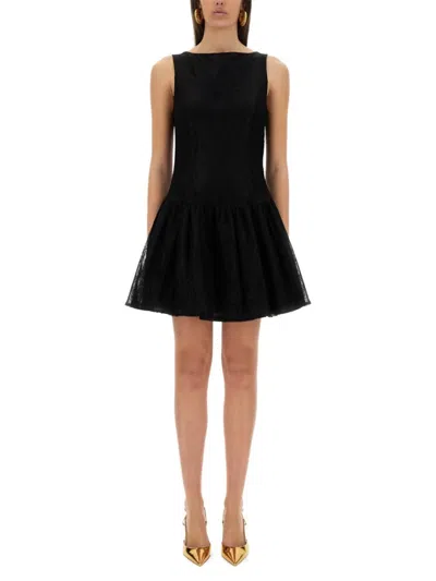 NINA RICCI MINI DRESS WITH PEPLUM SKIRT