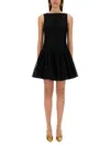 Nina Ricci Mini Dress With Peplum Skirt