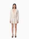 Nina Ricci Mini-jupe Patineuse En Mohair