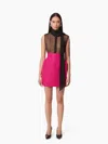 Nina Ricci Mini Jupe Taille Haute En Faille