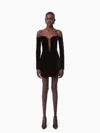 Nina Ricci Embellished Square Neckline Mini Length Dress