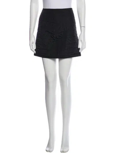 Pre-owned Nina Ricci Mini Skirt In Black