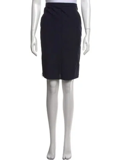 Pre-owned Nina Ricci Mini Skirt In Black