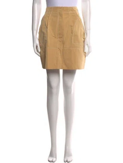 Pre-owned Nina Ricci Mini Skirt In Neutral