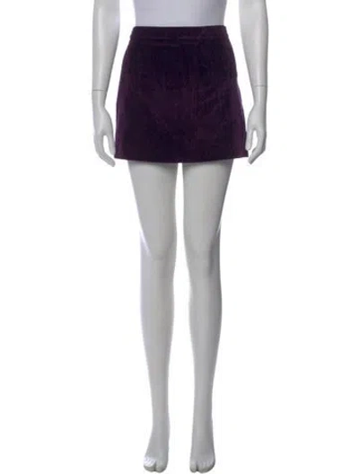 Pre-owned Nina Ricci Mini Skirt In Purple