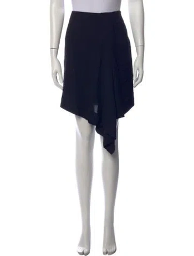 Pre-owned Nina Ricci Mini Skirt W/ Tags In Blue