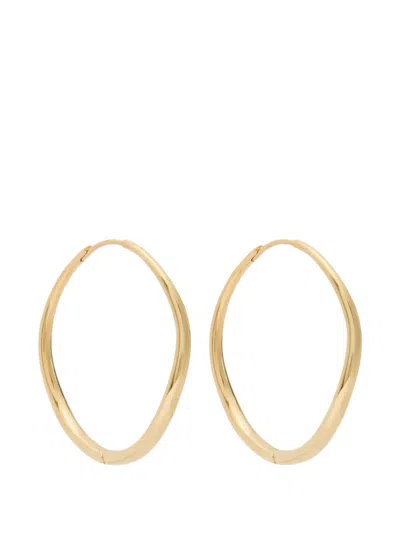 Nina Ricci Momento Hoop Earrings In Gold