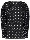 Nina Ricci Polka-dot Mini-dress In Black