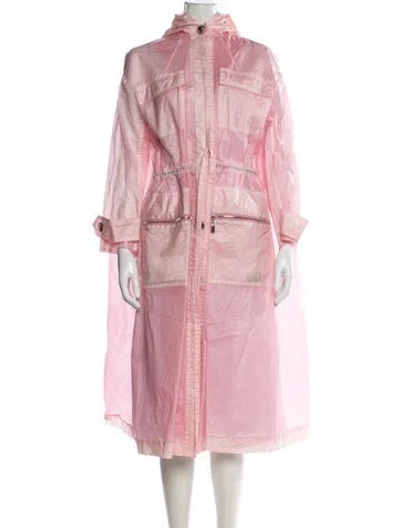 Pre-owned Nina Ricci Nylon Coat In Pink