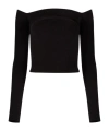 Nina Ricci Top With "bardot" Neckline In Black