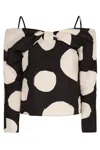 Nina Ricci Off-shoulders Top In Black