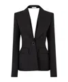 Nina Ricci Open Draped Back Jacket In Black