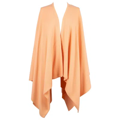 Pre-owned Nina Ricci Orange Cashmere Poncho