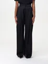 Nina Ricci High Rise Flared Cady Pants In Black