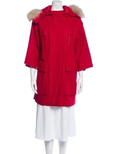 Pre-owned Nina Ricci Parka In Red