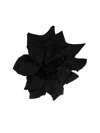 Nina Ricci Pavot Flower Brooch In Black