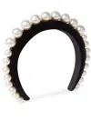 Nina Ricci Voluminous Headband With Pearls One Size In Black