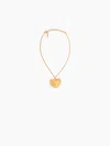 Nina Ricci Pendant Cushion Heart Necklace One Size In Gold