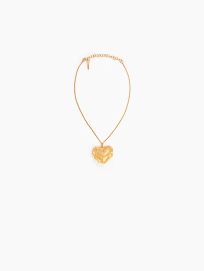 Nina Ricci Pendant Cushion Heart Necklace One Size In Gold