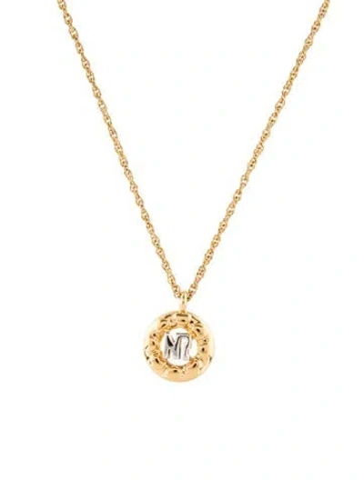 Pre-owned Nina Ricci Pendant Necklace, 18" In Multi