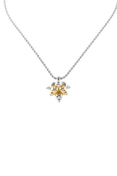 Pre-owned Nina Ricci Pendant Necklace, 18.25" In Multi