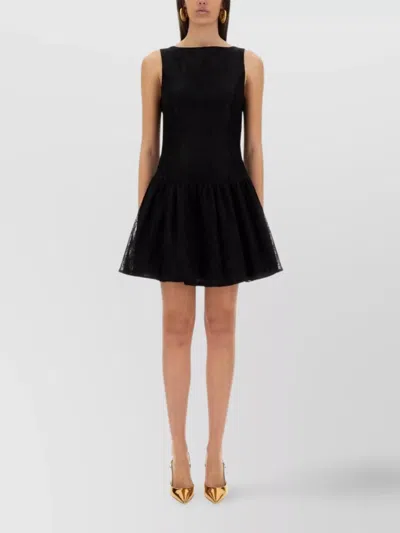 NINA RICCI PEPLUM SKIRT MINI DRESS BOW
