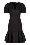 Nina Ricci Woman Midi Dress Black Size 8 Wool In Black