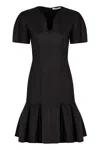Nina Ricci Woman Midi Dress Black Size 8 Wool In Black
