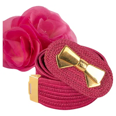 Pre-owned Nina Ricci Pink Vintage Belt