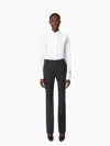 Nina Ricci Pinstripe Straight Ankle Wool Pants