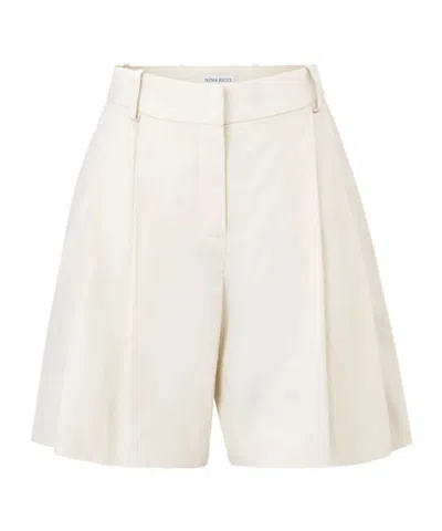 Nina Ricci Pleated Shorts In Pink