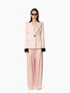 Nina Ricci Pleated Wide-leg Pants In Pink