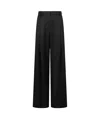 Nina Ricci High Waist Pleated Wide-leg Trousers In Black